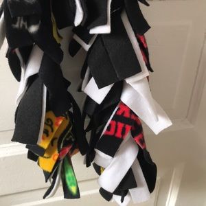 Hand made Blackhawks winter scarf